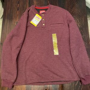 Coleman Burgundy Henley Shirt